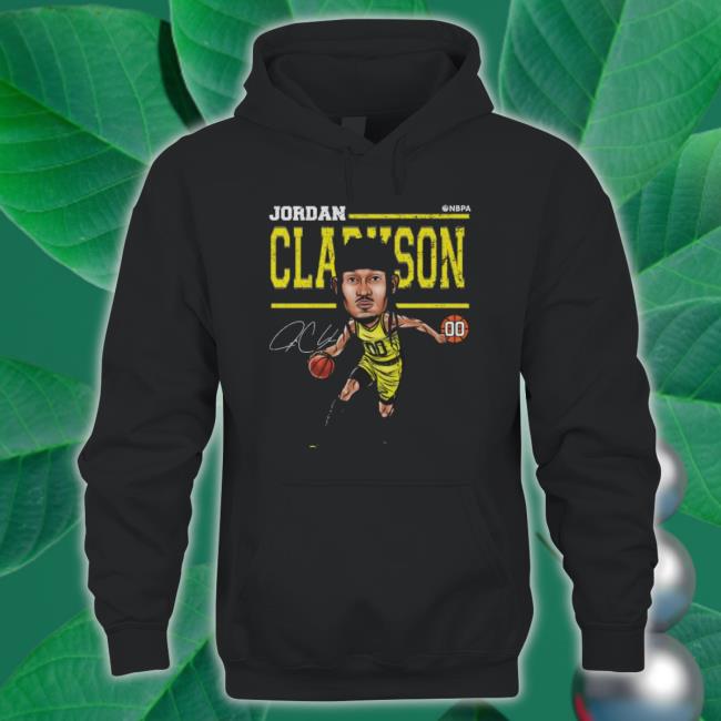 Jordan Clarkson Utah Cartoon Signature Sweatshirt