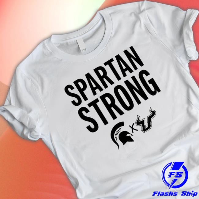 Official 2023 South Florida Michigan State Spartan Strong Tee Shirt