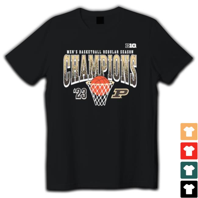 Purdue Boilermakers Big Men’S Basketball Regular Season Champions 20223 shirt