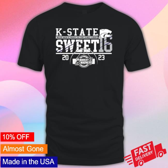 Kansas State University Men’S Basketball 2023 Sweet 16 shirt