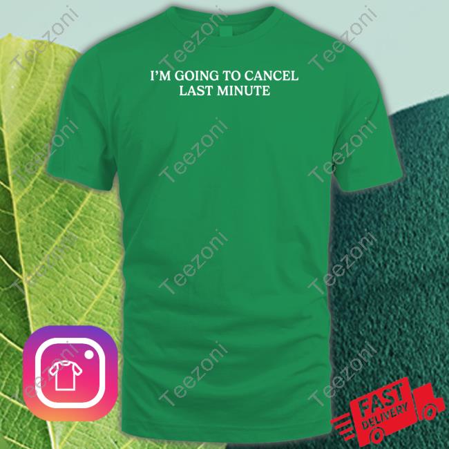 Official Shitheadsteve I'm Going To Cancel Last Minute Shirt