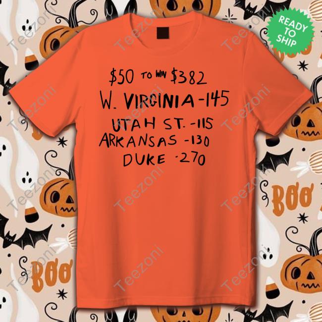 $50 To Win $382 W. Virginia -145 Sweatshirt
