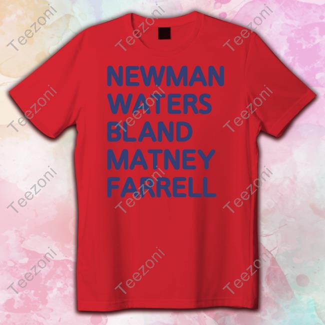 Newman Waters Bland Matney Farrell Shirts Eric Bland