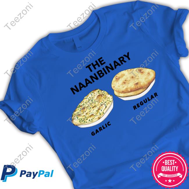 The Naanbinary Garlic Regular Tee Shirt