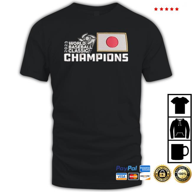 Japan World Baseball Champions 2023 Shirt