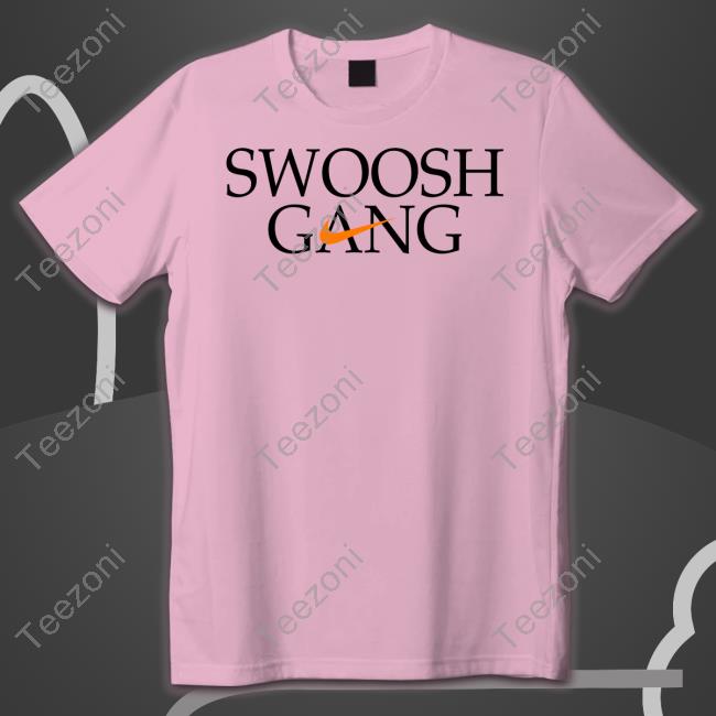 A'ja Wilso Wearing Swoosh Gang T Shirt