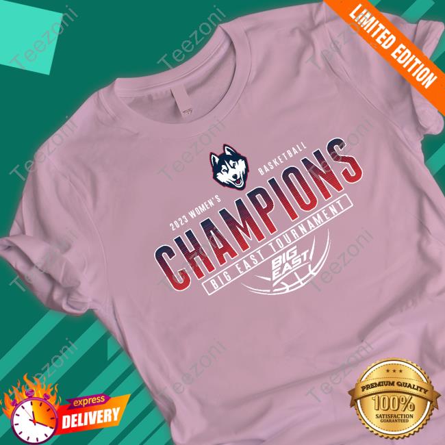 Uconn Women's Basketball Big East Tournament Champs 2023 Tee Shirt