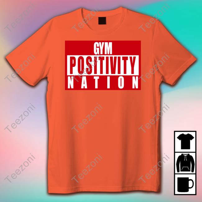 Joey Swoll Wearing Gym Positivity Nation Shirts