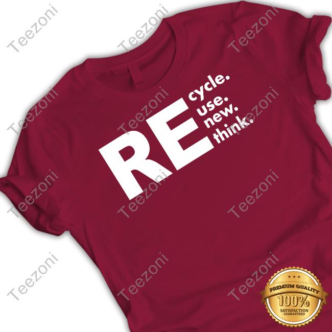 Brianna Recycle Reuse Renew Rethink Hoodied Sweatshirt