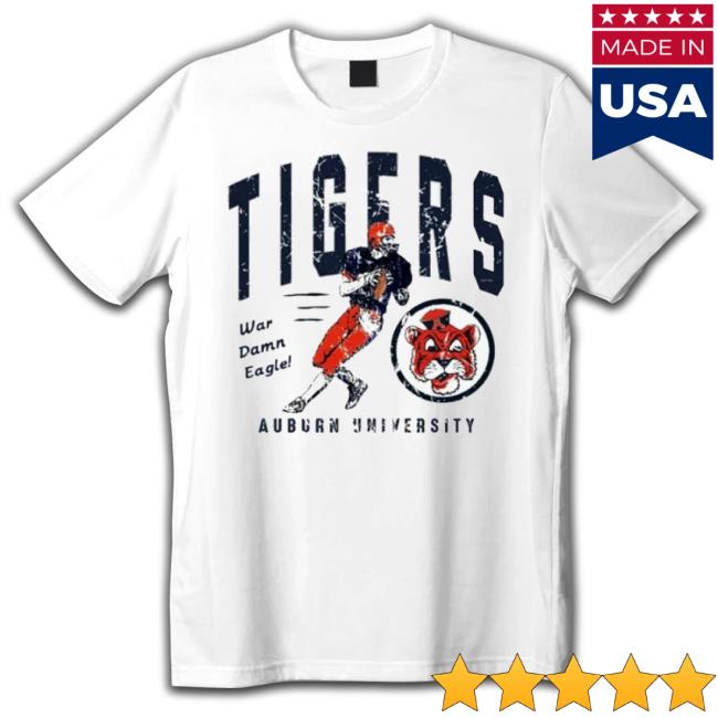 Auburn Tigers College Vault Men’S Ash Grey All American shirt