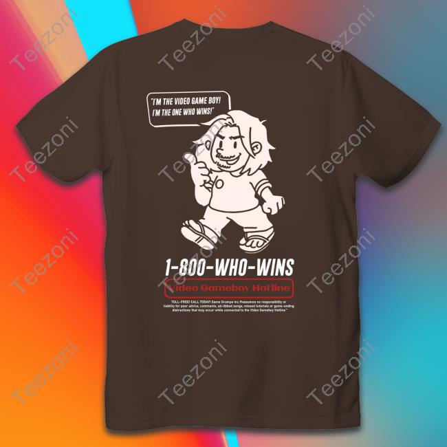 Game Grumps Videogame Boy Hotline I'm The Video Game Boy I'm The One Who Wins Sweatshirt